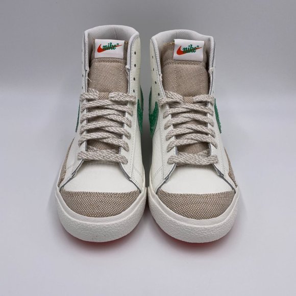 Nike Blazer Mid ' 77  White / Green Womens Shoes - Picture 3 of 8